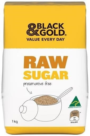 Black & Gold Raw Sugar 1kg