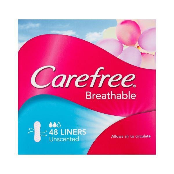 Carefree Breathable Liners 48pk