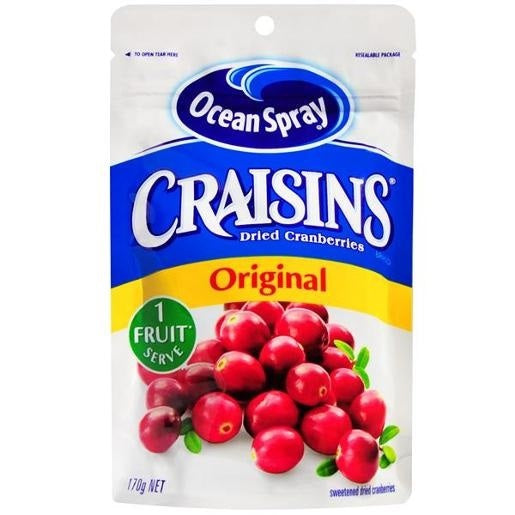 Ocean Spray Craisins Dried Cranberries 170g