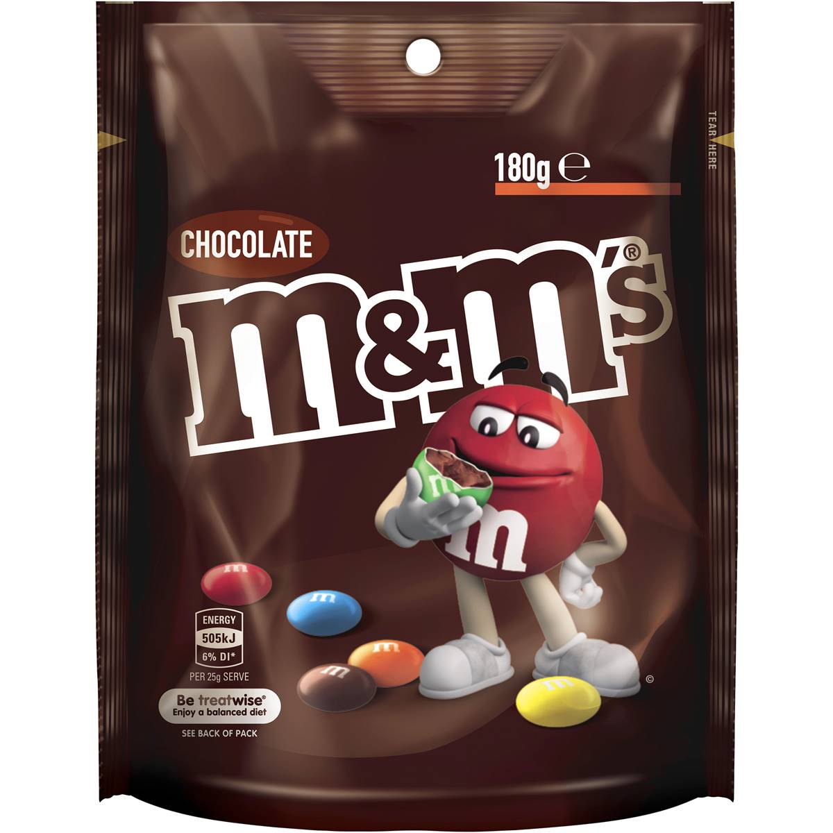 M & M's Milk Chocolate Bag 180g