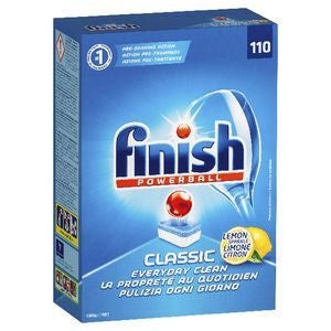 Finish  Dishwashing Tablets Lemon Sparkle 110pk