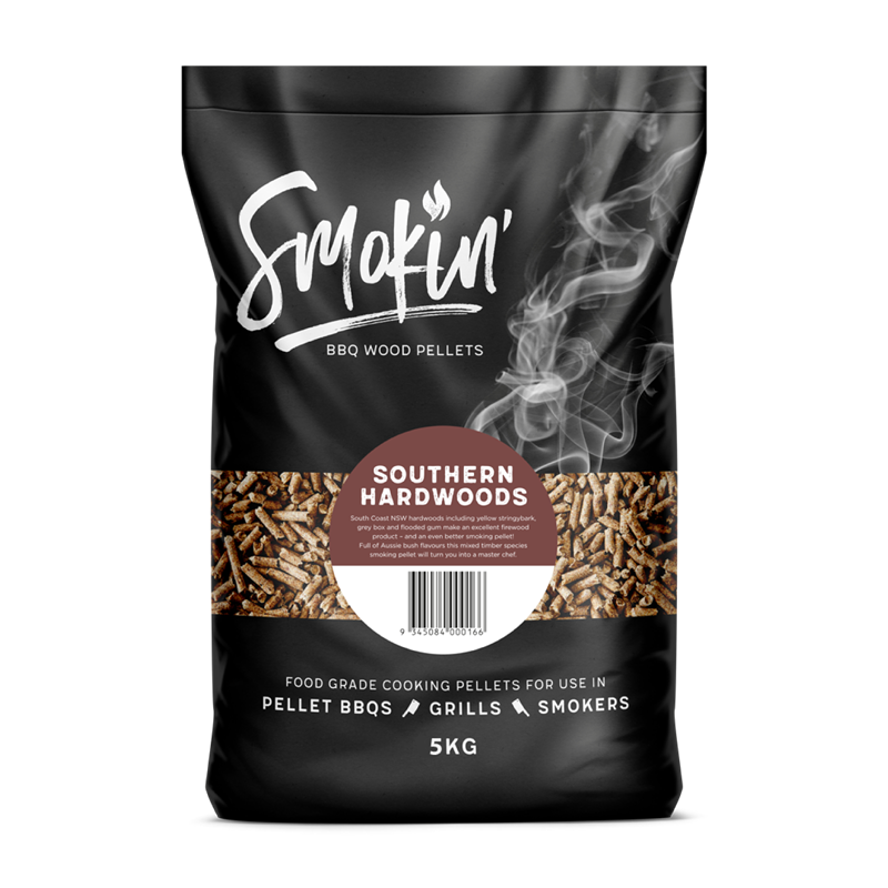 Smokin BBQ Wood Pellets Southern Hardwoods 5kg