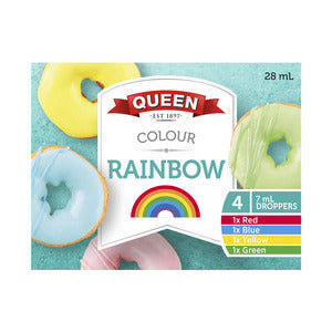 Queen Rainbow Food Colours 28mL