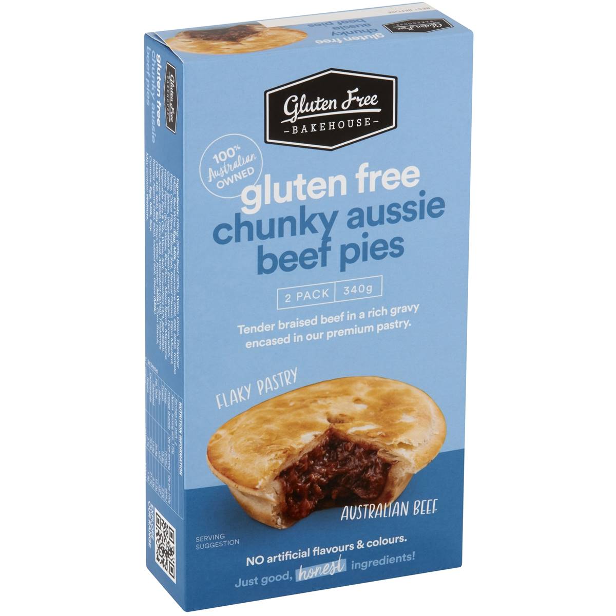 Gluten Free Bakehouse Chunky Beef Pie 2pk