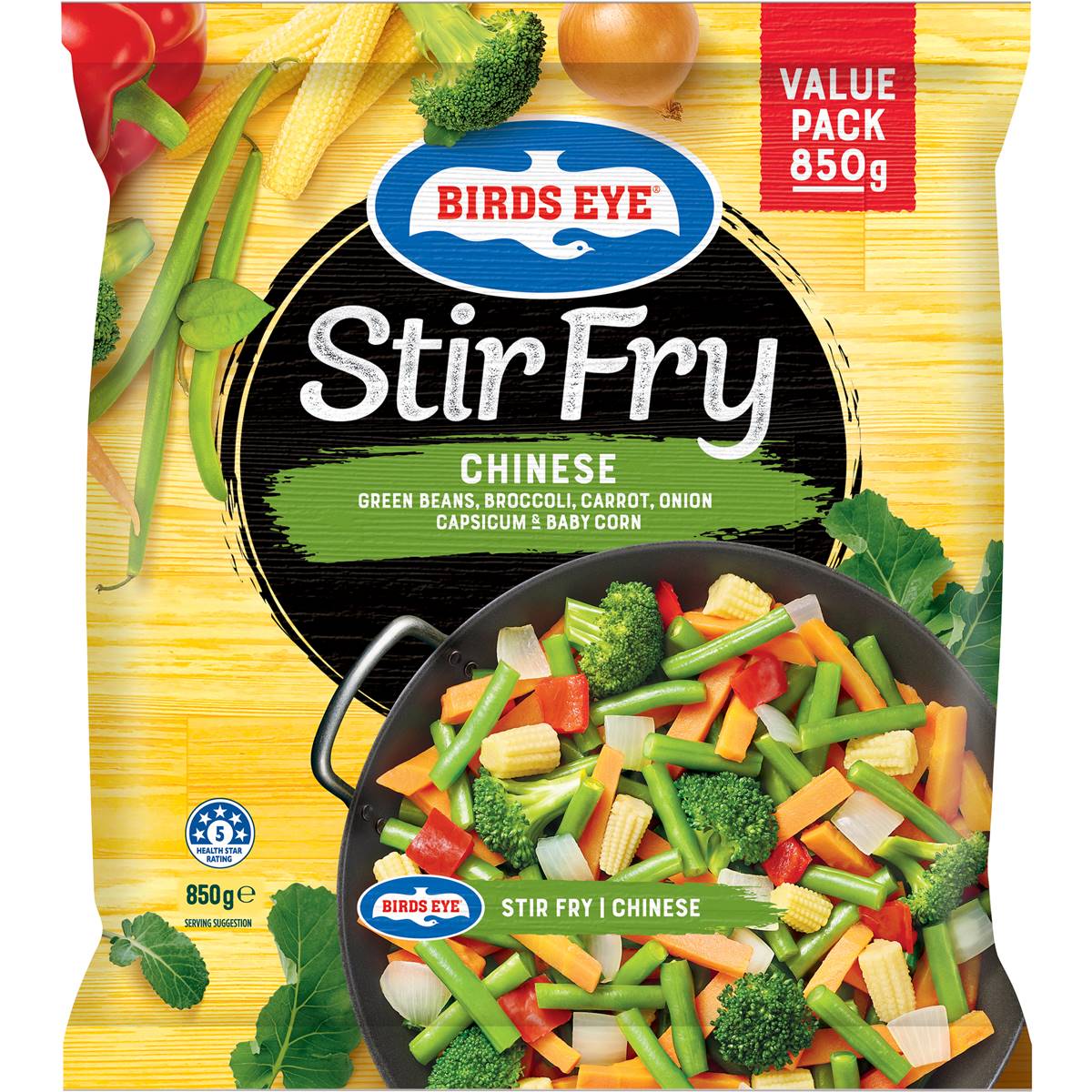 Birds Eye Chinese Stir Fry 850gm