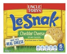 Uncle Toby's Le Snak Cheddar Cheese 6pk