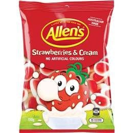 Allen's Strawberries & Cream 190g