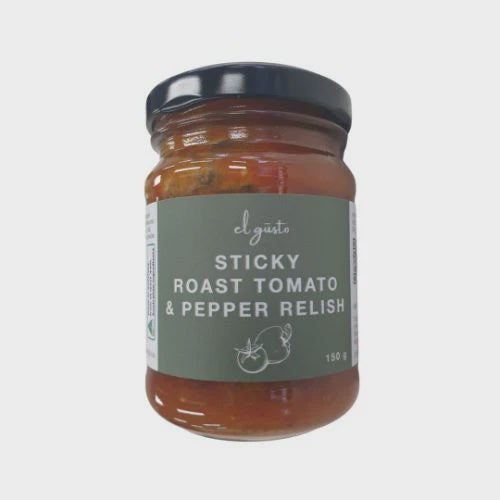 El Gusto Sticky Roast Tomato & Pepper Relish 150g