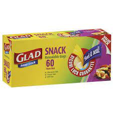 Glad Snap Lock Mini Bags 60s