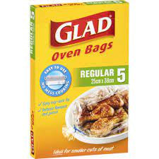 Glad Oven Bag Regular 5pk