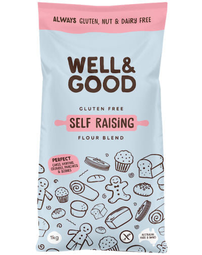 Well & Good Self Raising Flour Gluten Free 1kg