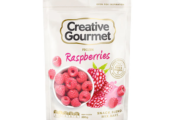 Creative Gourmet Frozen Raspberries 300g