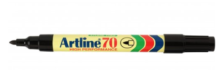 Artline 70 Permanent Marker Black