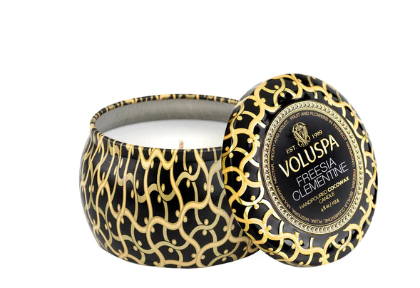 VOLUSPA Freesia Clementine Tin Candle