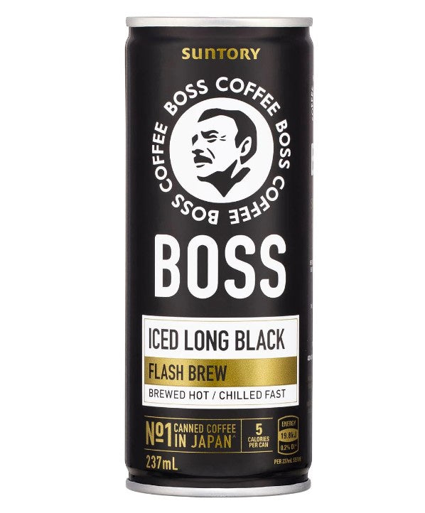 Suntory Boss Coffee Iced Long Black 237ml