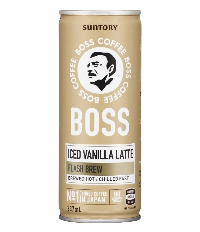 Suntory Boss Coffee Iced Vanilla Latte 237ml