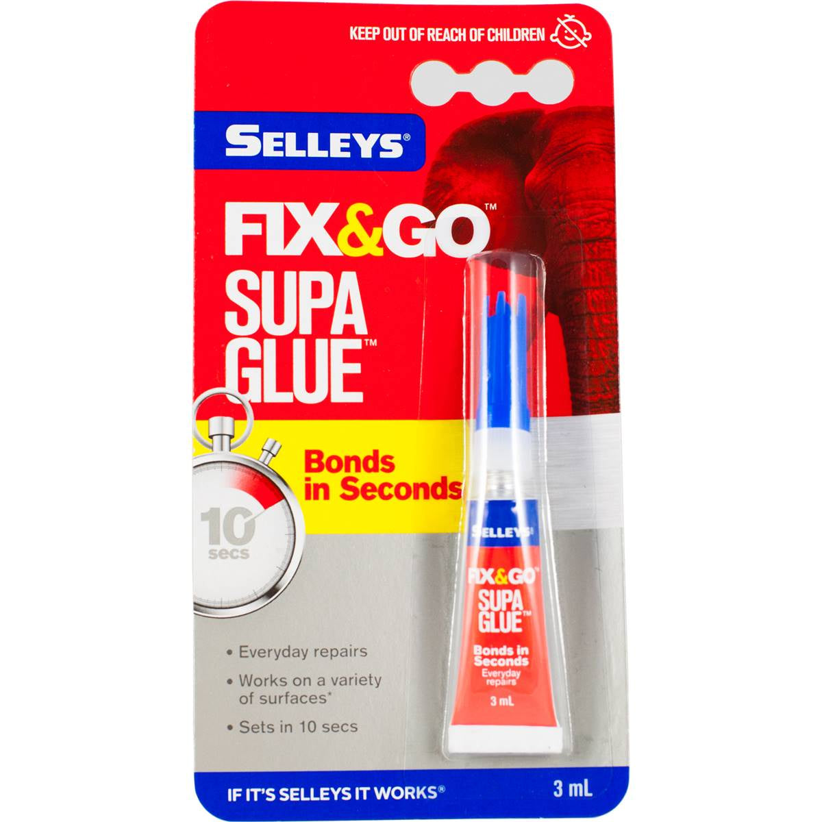 Selleys Fix'n'Go Supa Glue 3mL