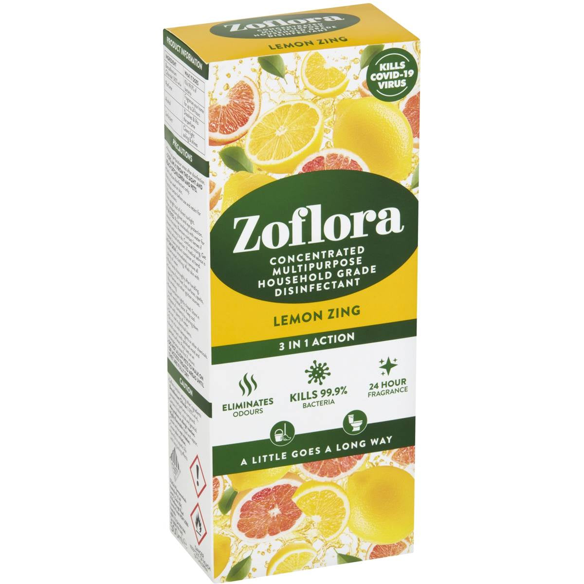 Zoflora Concentrated Disinfectant Lemon Zing Large 500mL