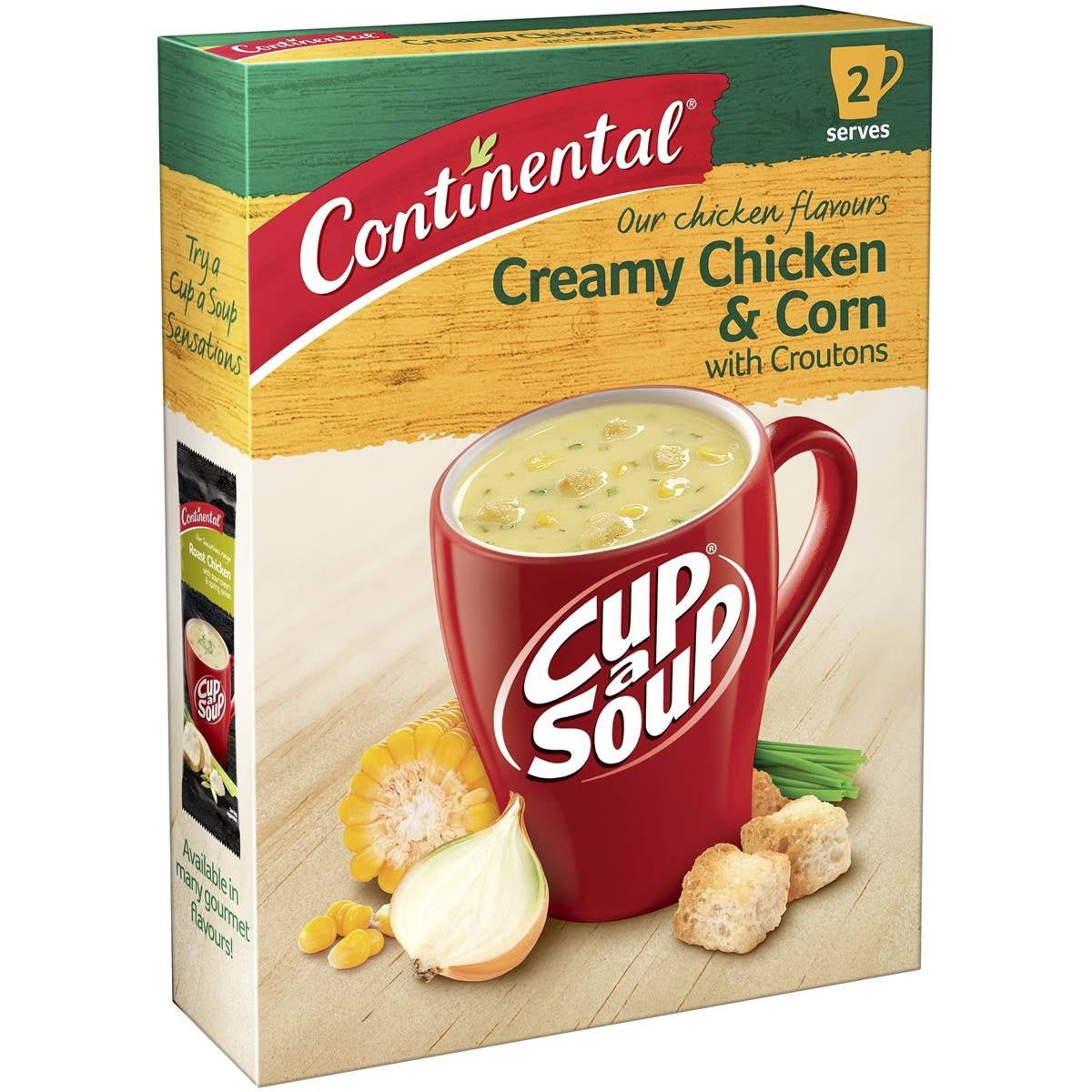 Continental Cup a Soup Chinese Chicken & Corn 2pk