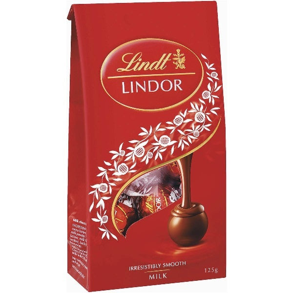 Lindt Lindor Milk Chocolate Balls 125g bag