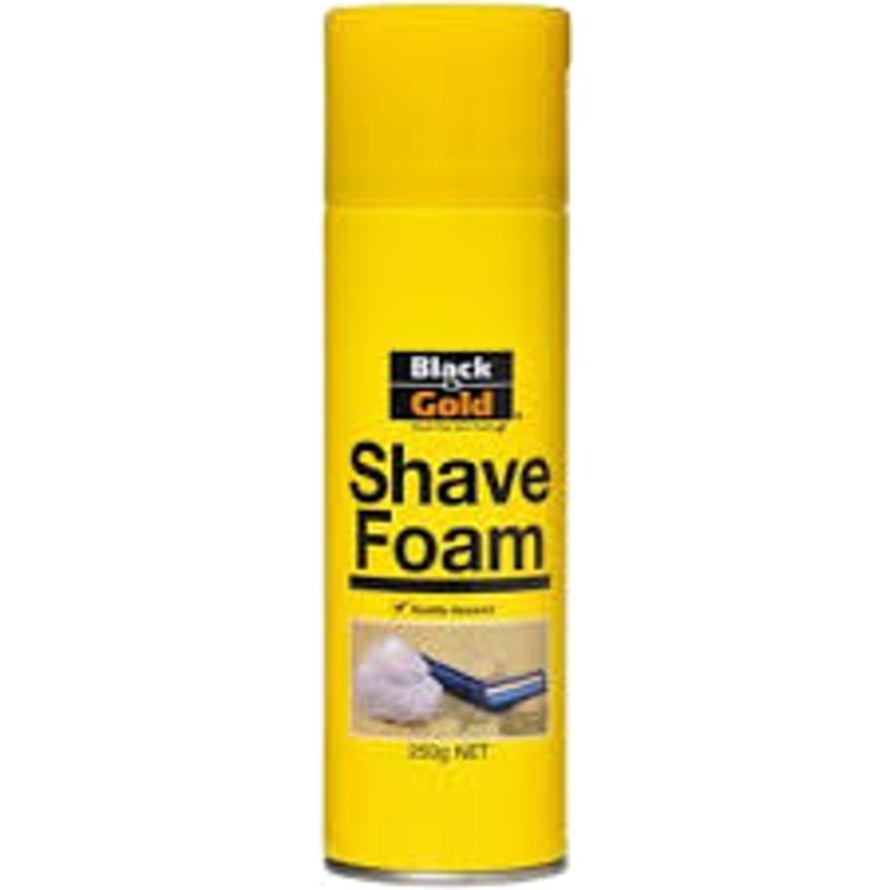 Black & Gold Shave Foam 250g