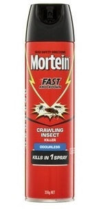 Mortein Odourless Fly Spray Fast Knockdown 350g