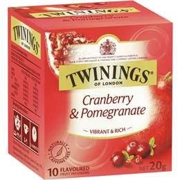 Twinings Tea Bags Cranberry & Pomegranate 20g