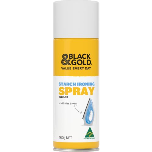 Black & Gold Starch Ironing Spray 400g