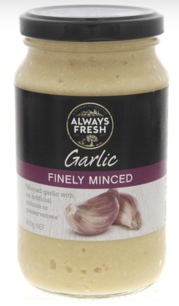 Always Fresh Minced Garlic 400g