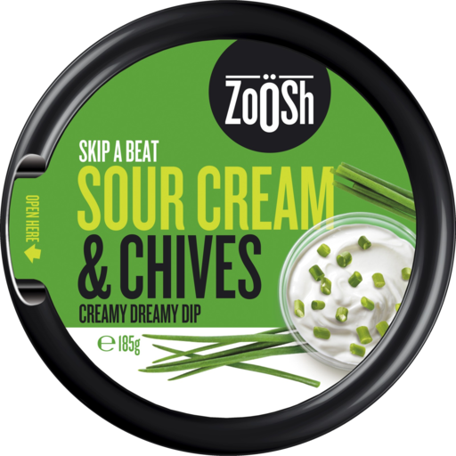 Zoosh Sour Cream & Chives 185g