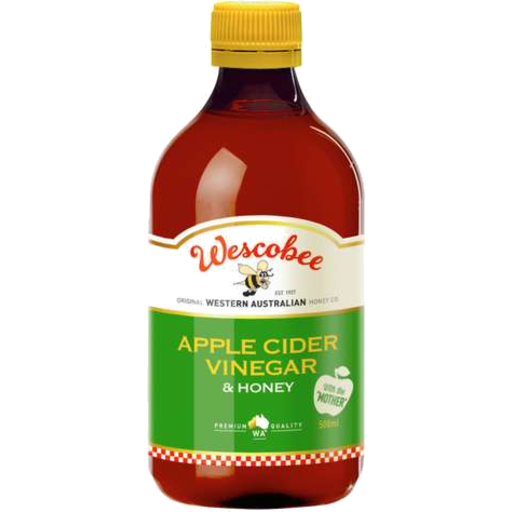 Wescobee Apple Cider Vinegar with Honey 500ml