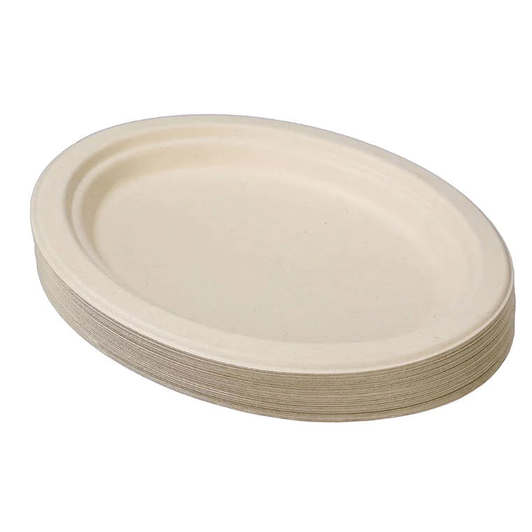 Lemon&Lime Disposable Oval Plate 26 x 22cm 30pk